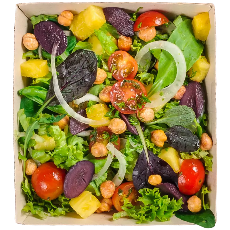 Menú 7 Ensalada de 7 ingredientes Alabama, almuerzo saludable a domicilio en Medellin